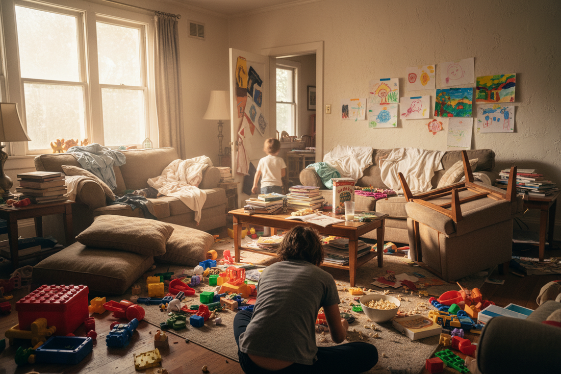 Loslaten in een chaotisch gezin: waarom perfectie niet telt